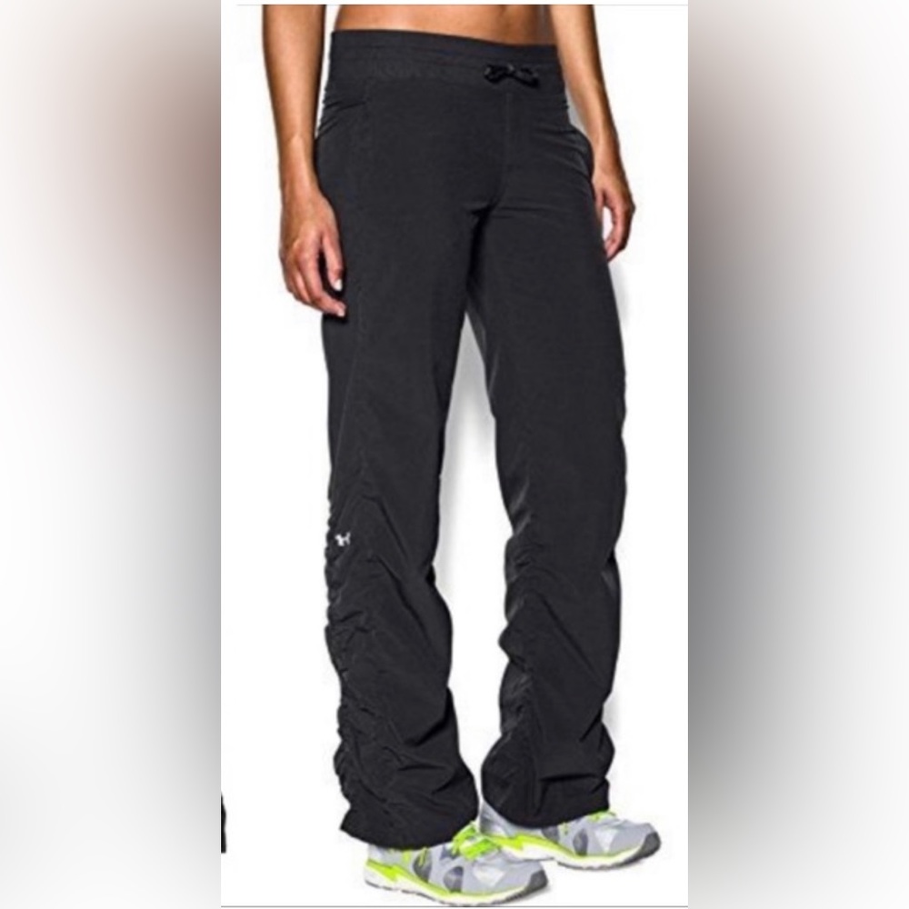 Under Armour Black Ruched Storm Icon Pants Size XS